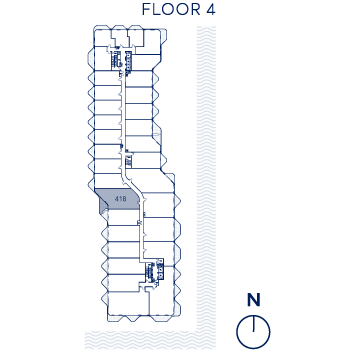 Aqualuna Suite 418 Keyplate