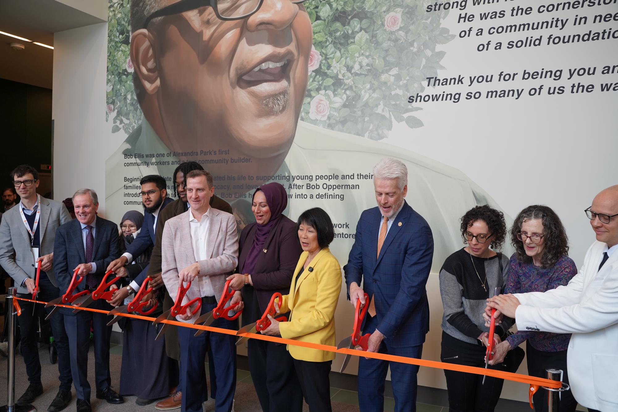 130 Augusta Avenue ribbon cutting ceremony of new affordable housing units.