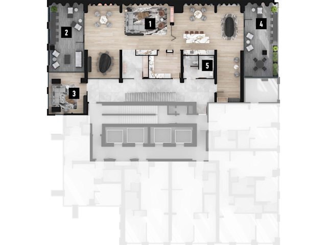 Queen Church Level Six Amenity Plan
