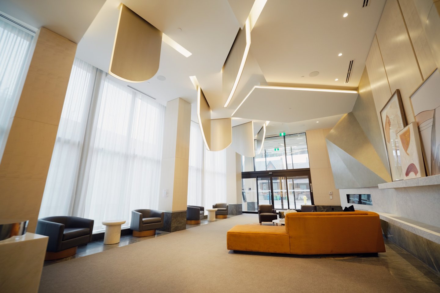 The Dupont Amenity Lobby Entrance