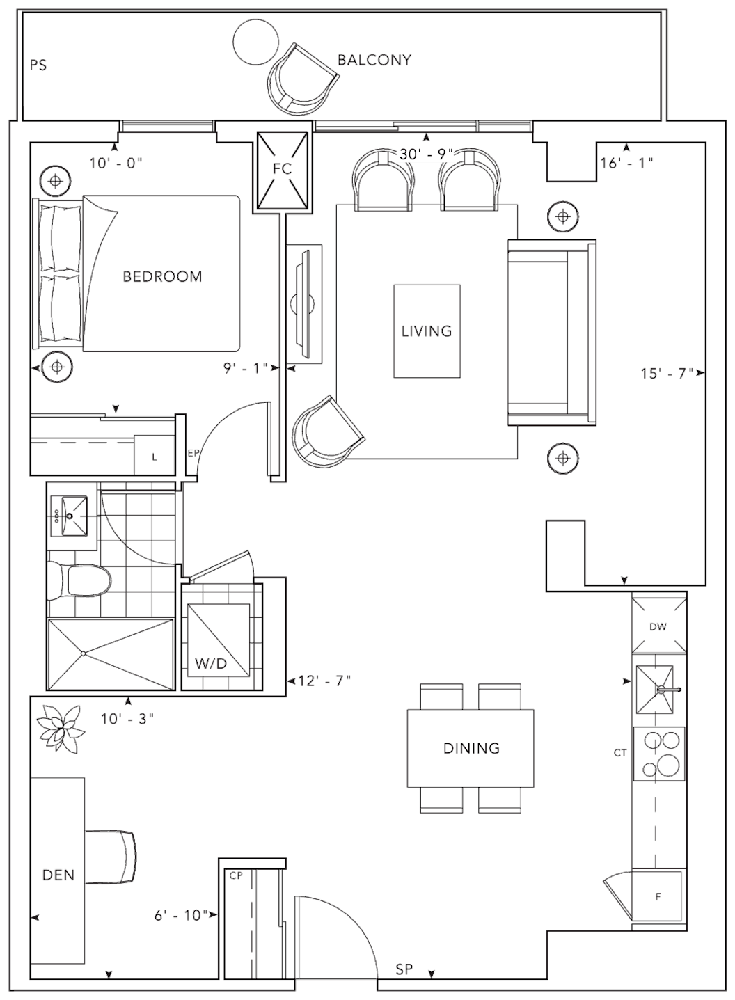 MRKT 1Y+D Floorplan
