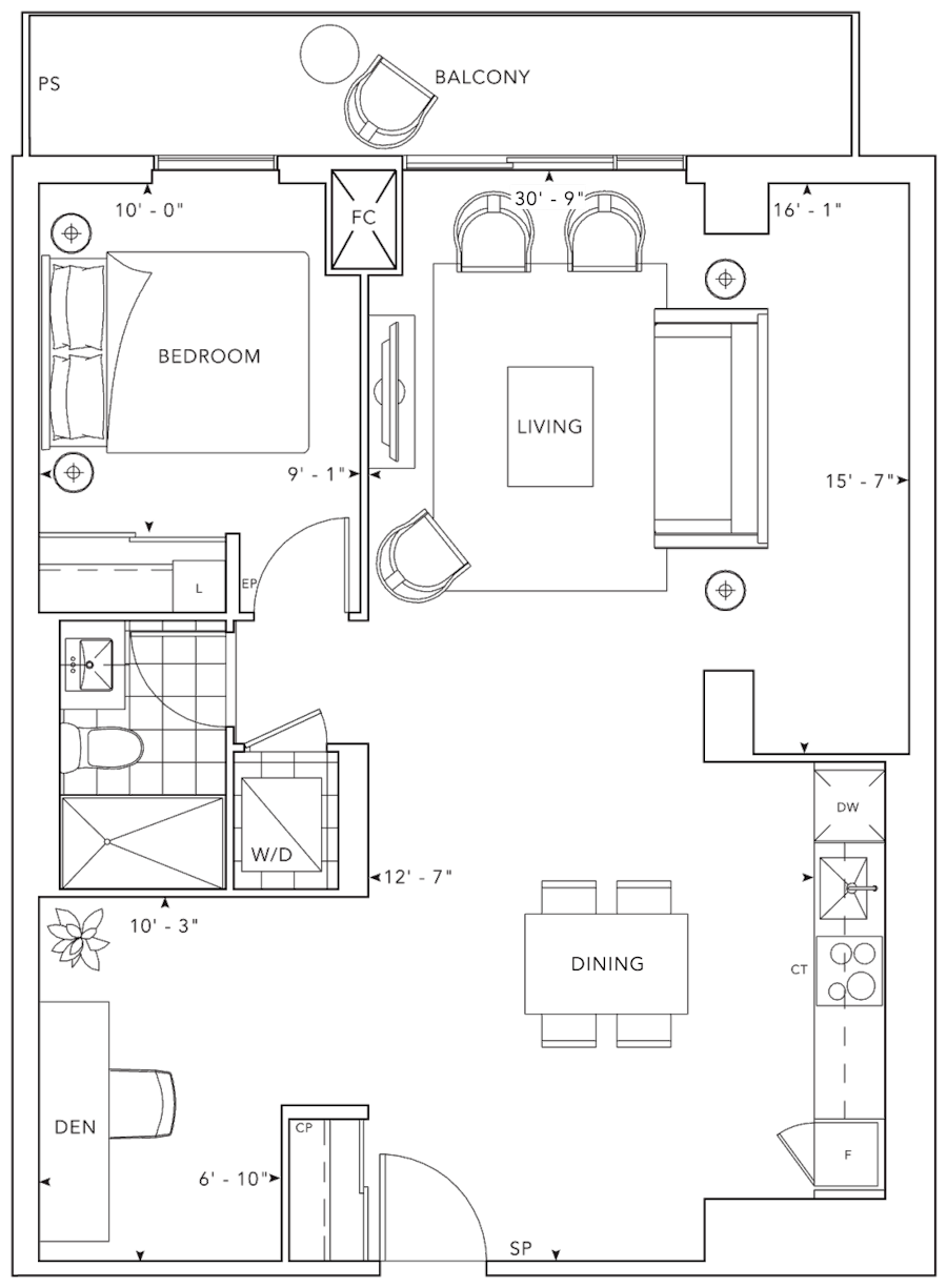 MRKT 1Y+D Floorplan