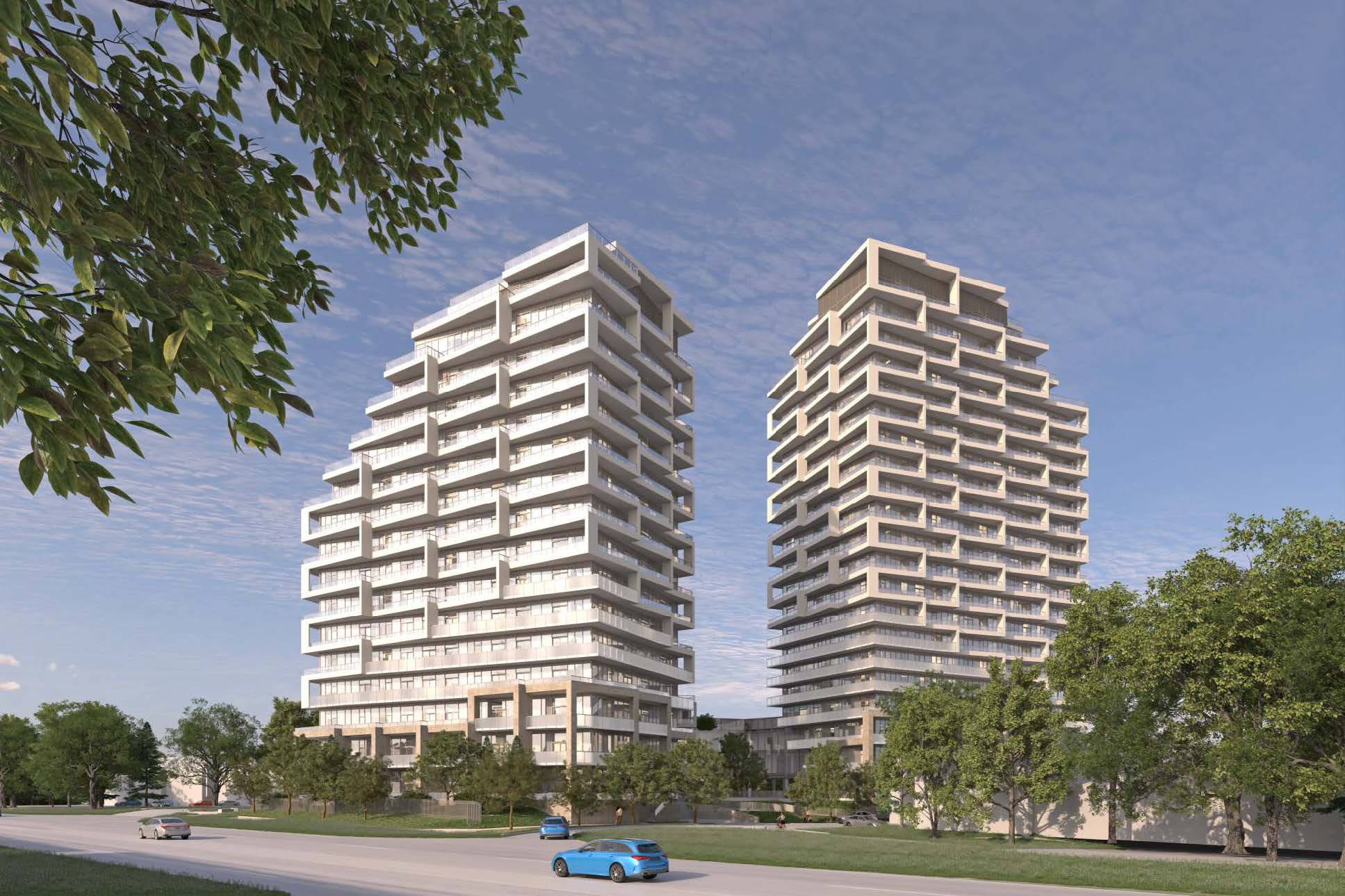 Northeast View of Proposed Building at 8905 Bathurst Street