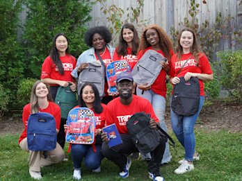 Annual backpack and school supply drive
