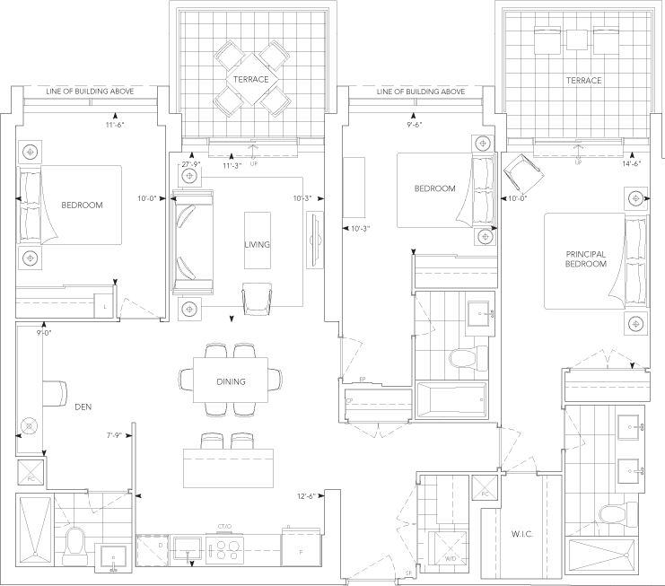 Auberge 3ST Floorplan
