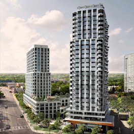 An overview of the Westerly Condo Building