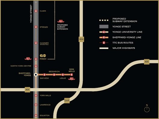 Proposed Yonge North Subway Extension