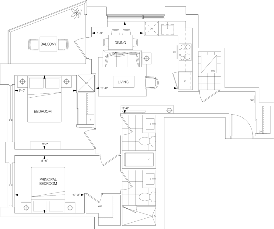 Westerly 2 2F Floorplan