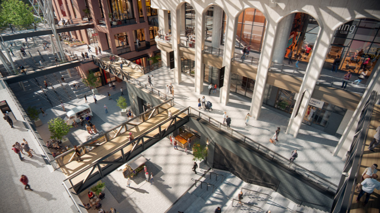 An Overview of The Eaton Center Mall Located Near The Well Condominium