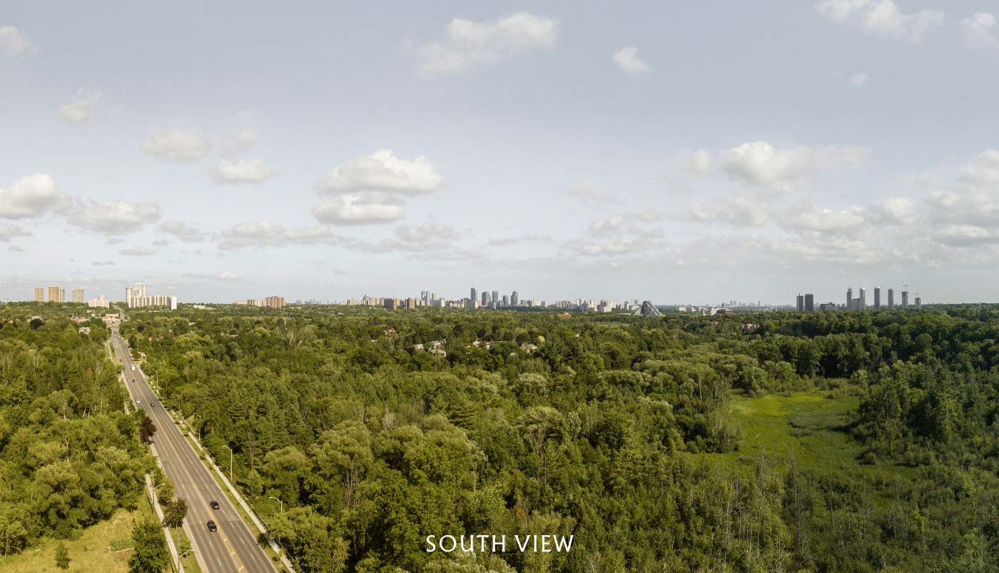 South View from Bayview Woods Condominiums