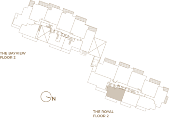 Royal Bayview Condo Suite 201 keyplate
