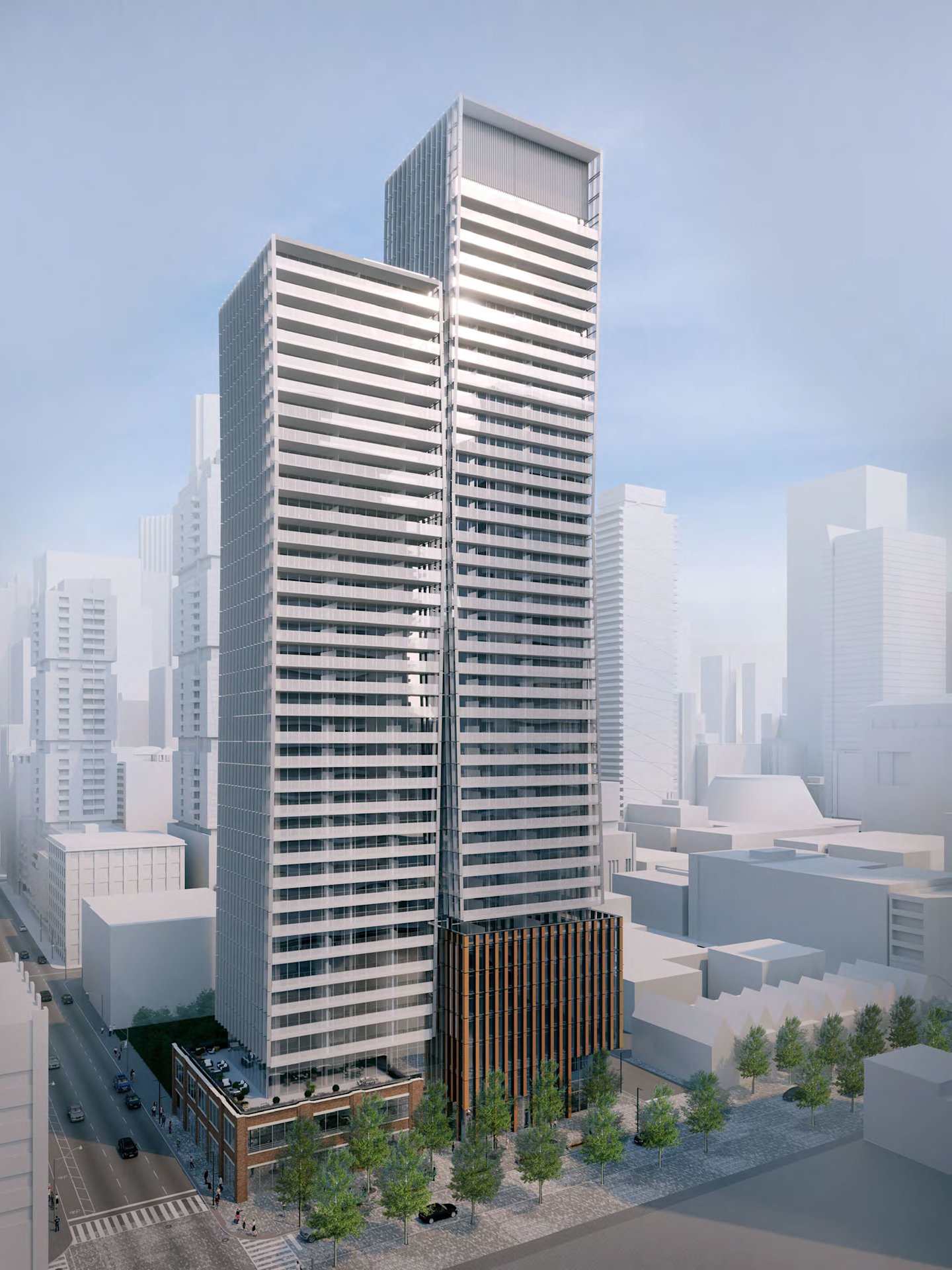 North West View of Proposed Building at 133 John Street & 241 Richmond St W