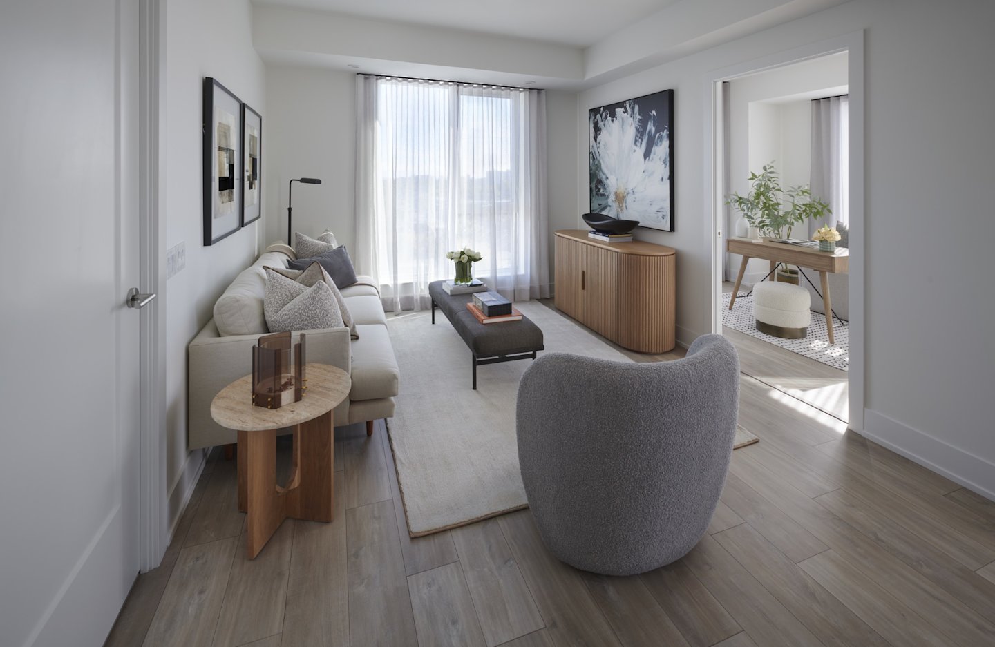 The Dupont Suite 704 Living Room