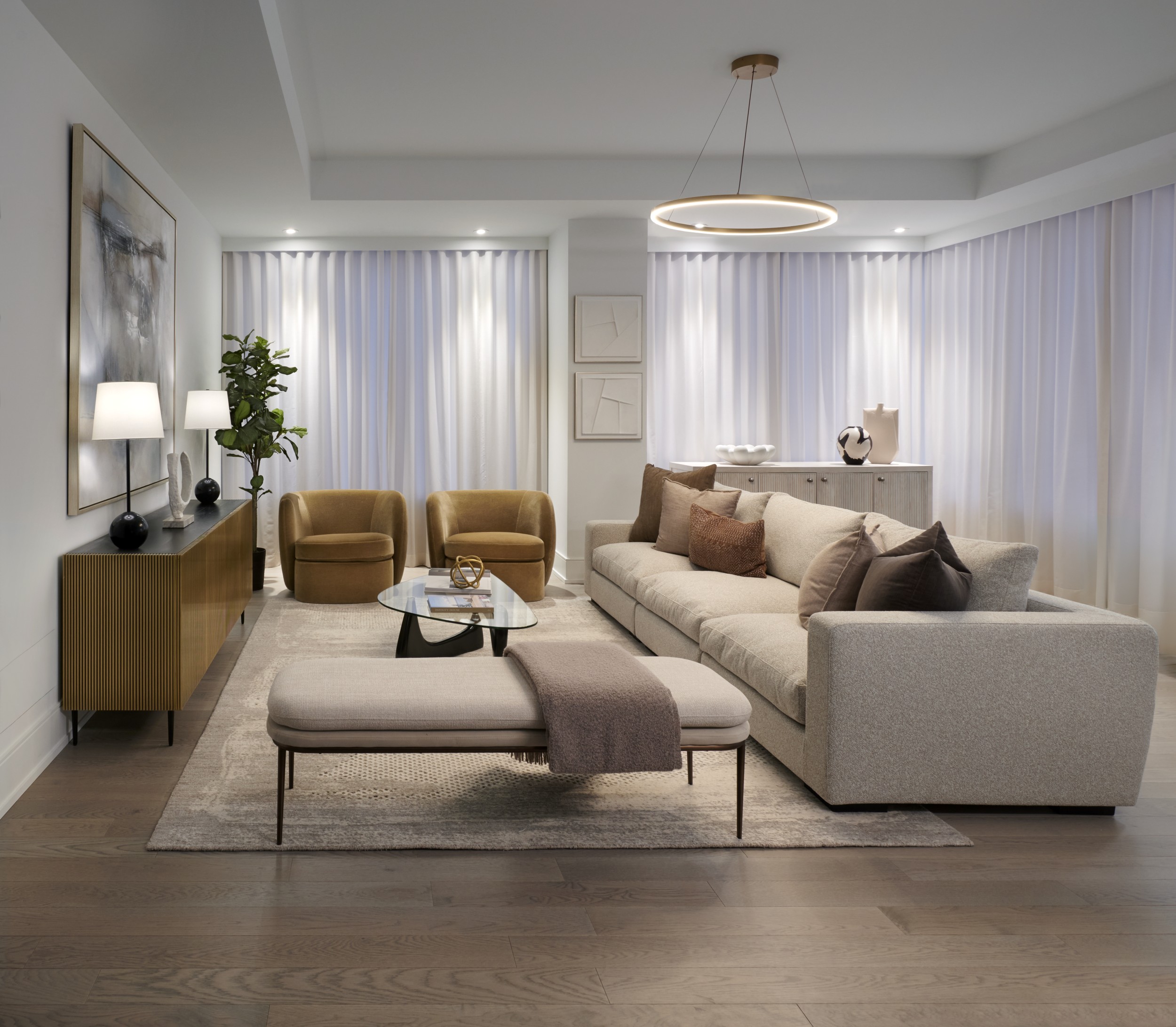 The Well Signature Suite 1205 Living Room