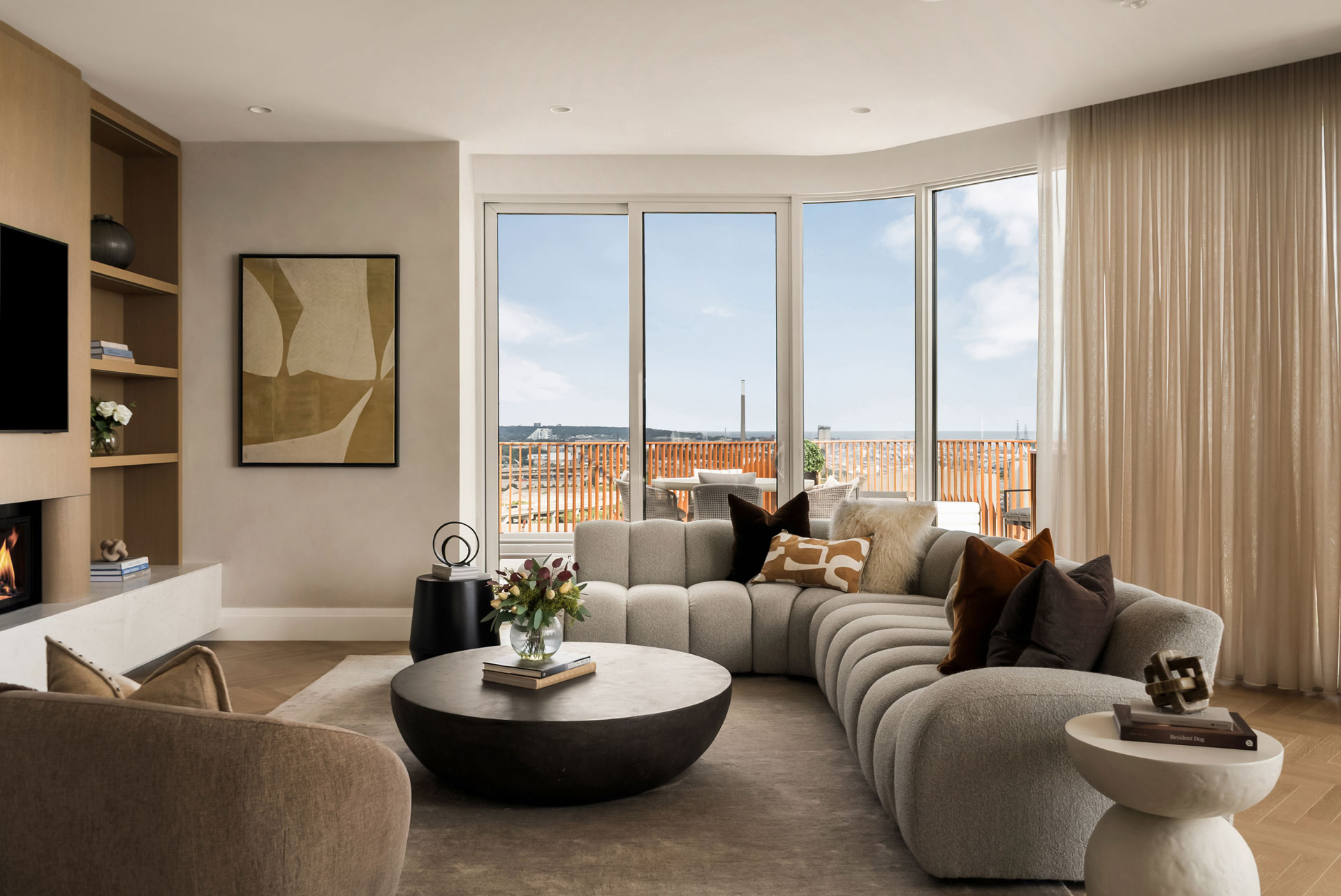 Aqualuna Sky Penthouse Living Room
