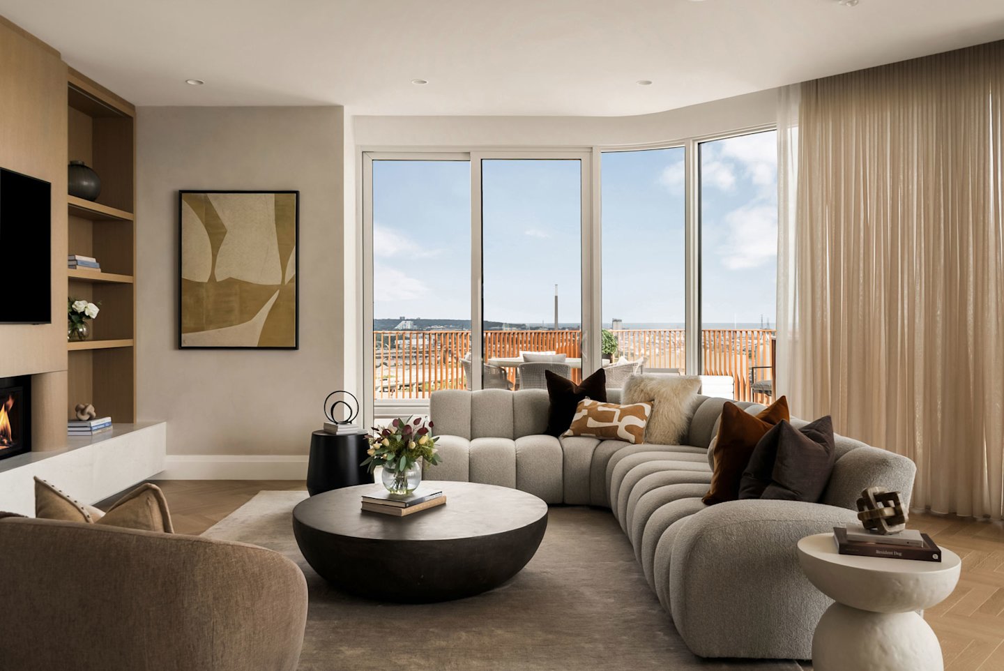 Aqualuna Sky Penthouse Living Room