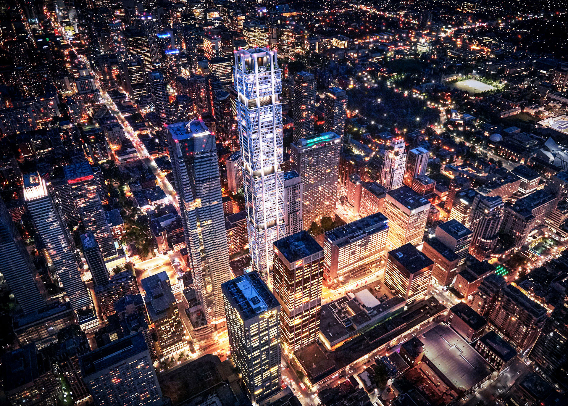 One Bloor West Aerial View