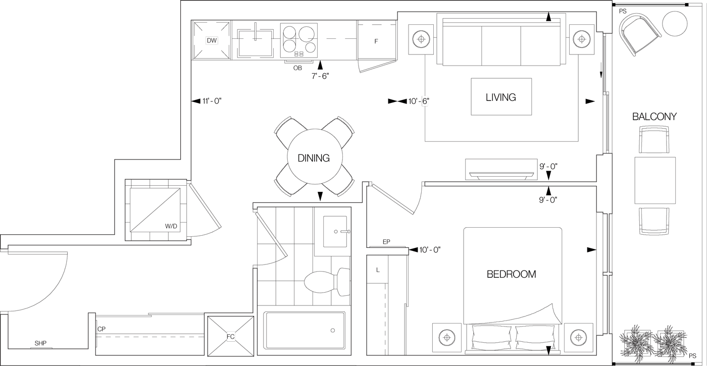 Westerly 2 Suite 507 Floorplan