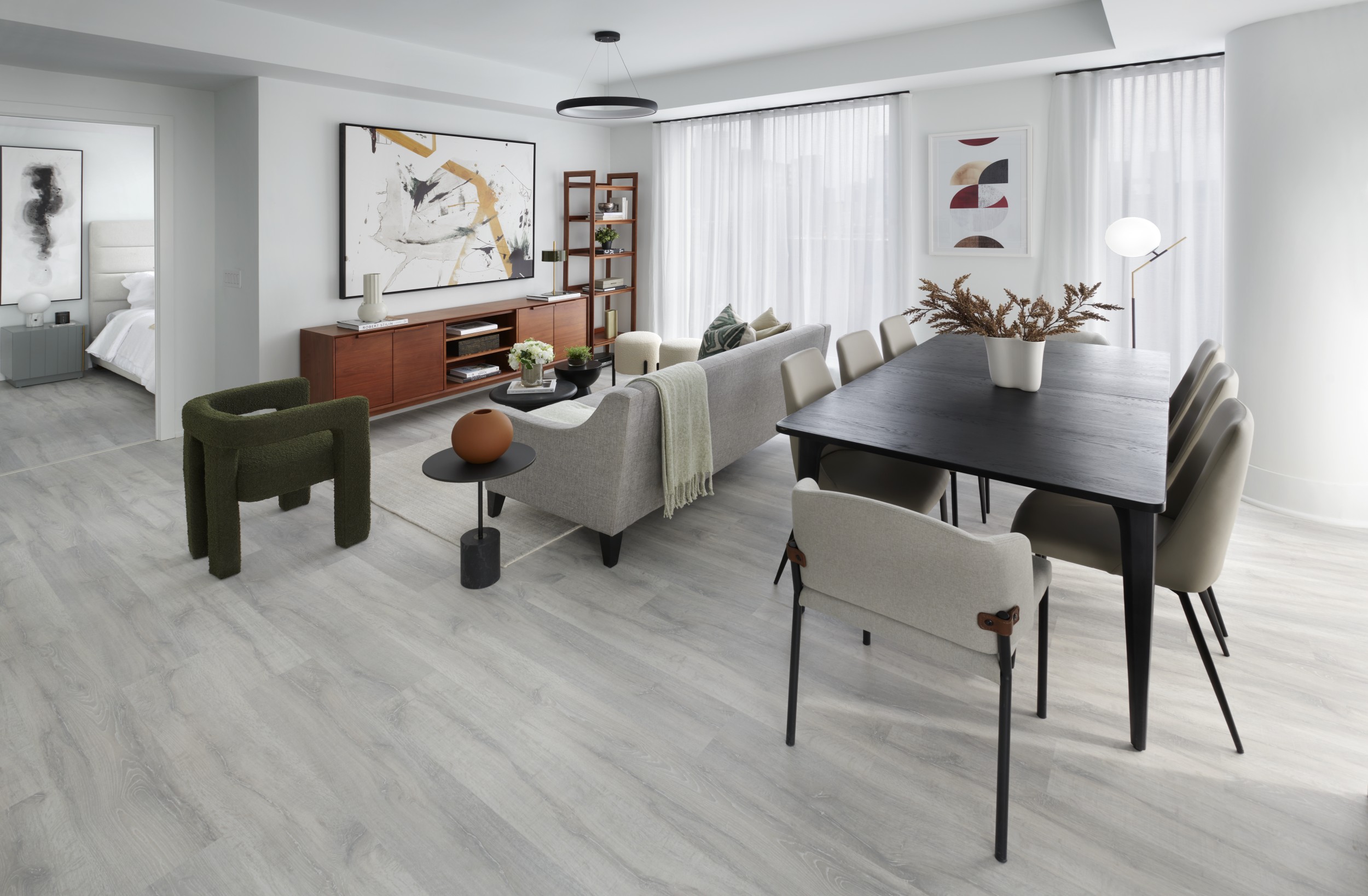 MRKT Suite 605 Living and Dining Room