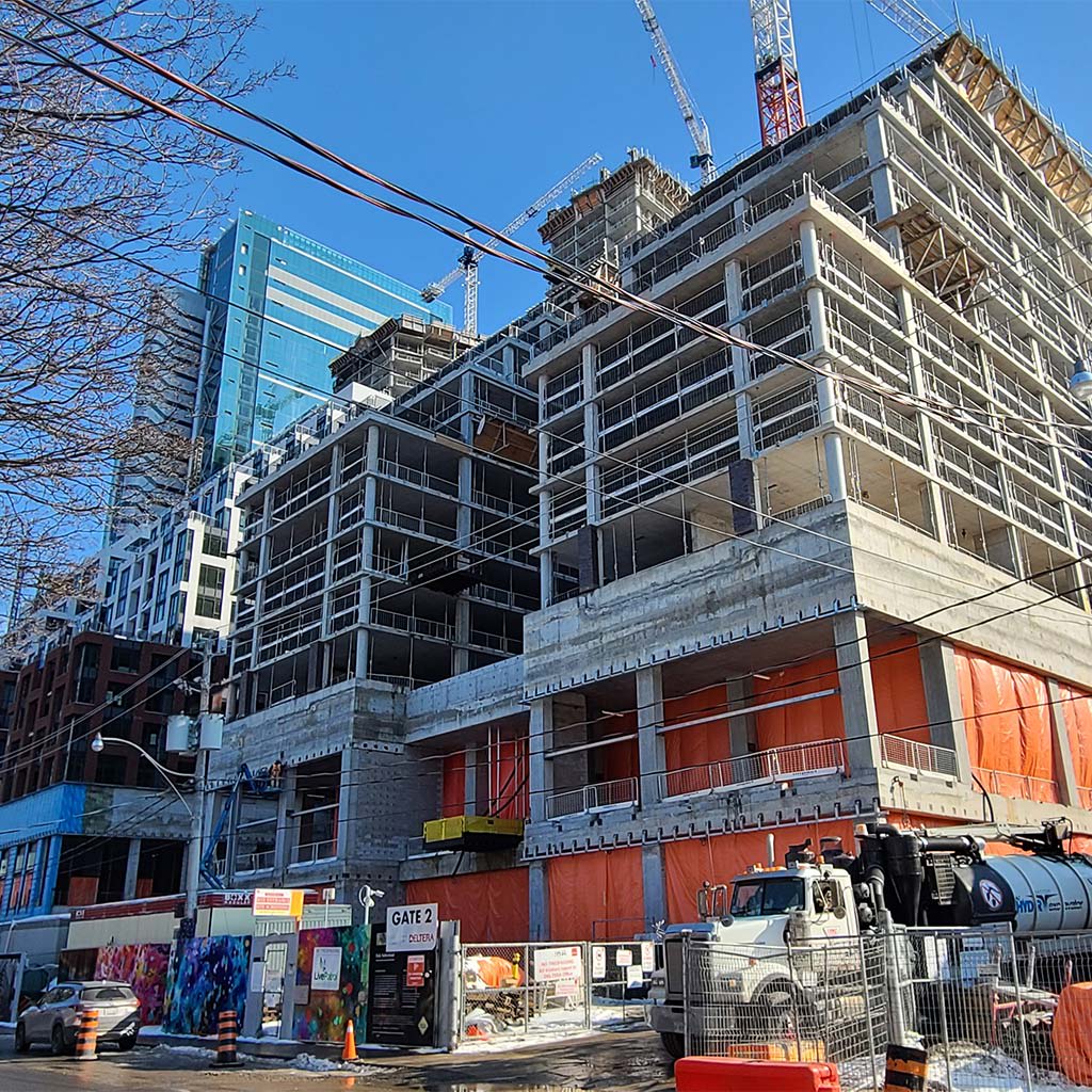 Tridel at The Well Signature Series Construction Site