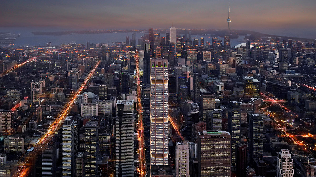 One Bloor West Exterior Rendering