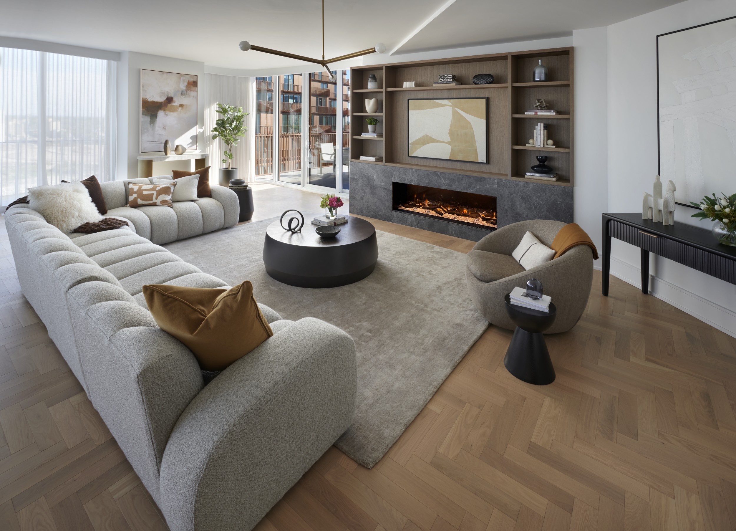 Aqualuna Suite 1203 Living Room