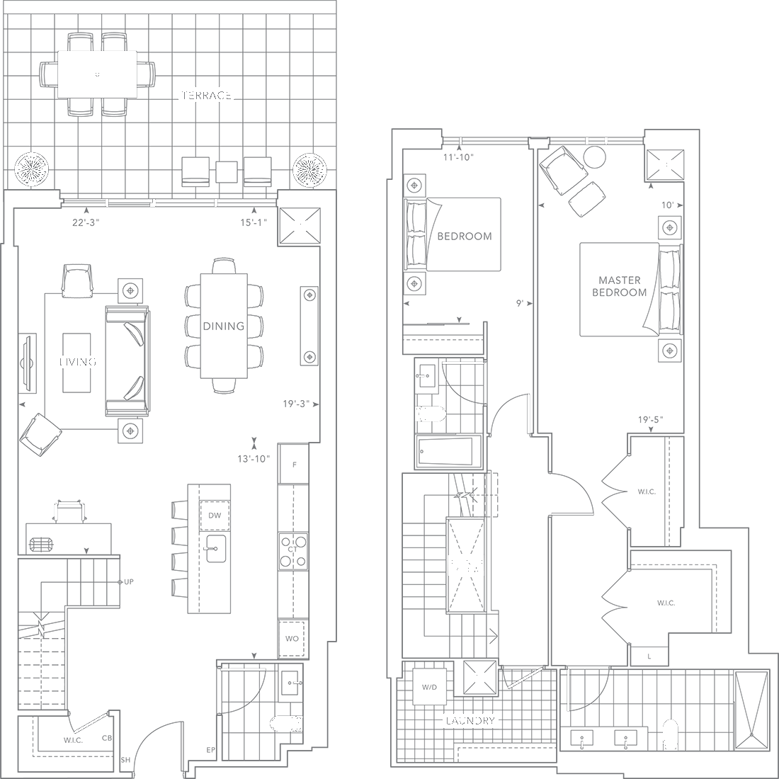 The Well Classic II L2D Floorplan