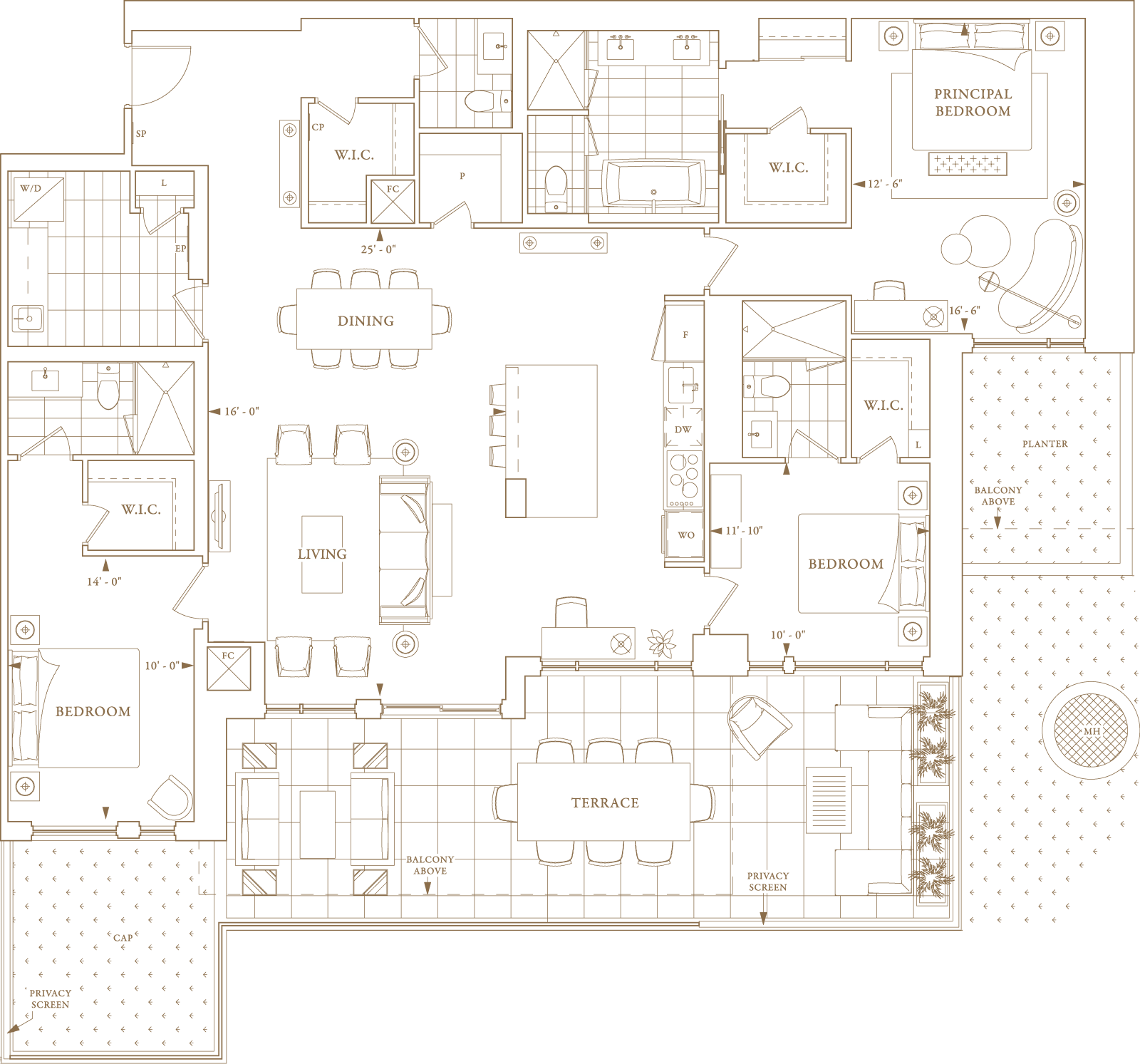 Royal Bayview GL 17 Floorplan