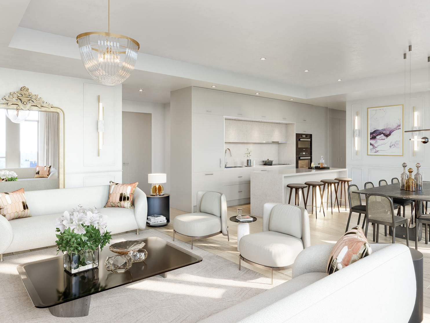 Royal Bayview Model Suite 1121 Living-Room