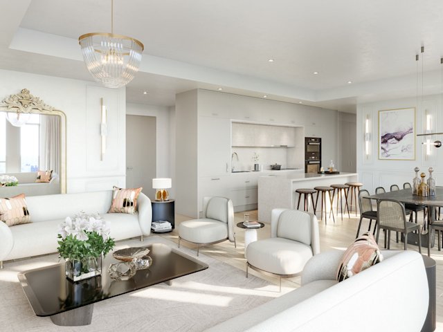 Royal Bayview Model Suite 1121 Living-Room