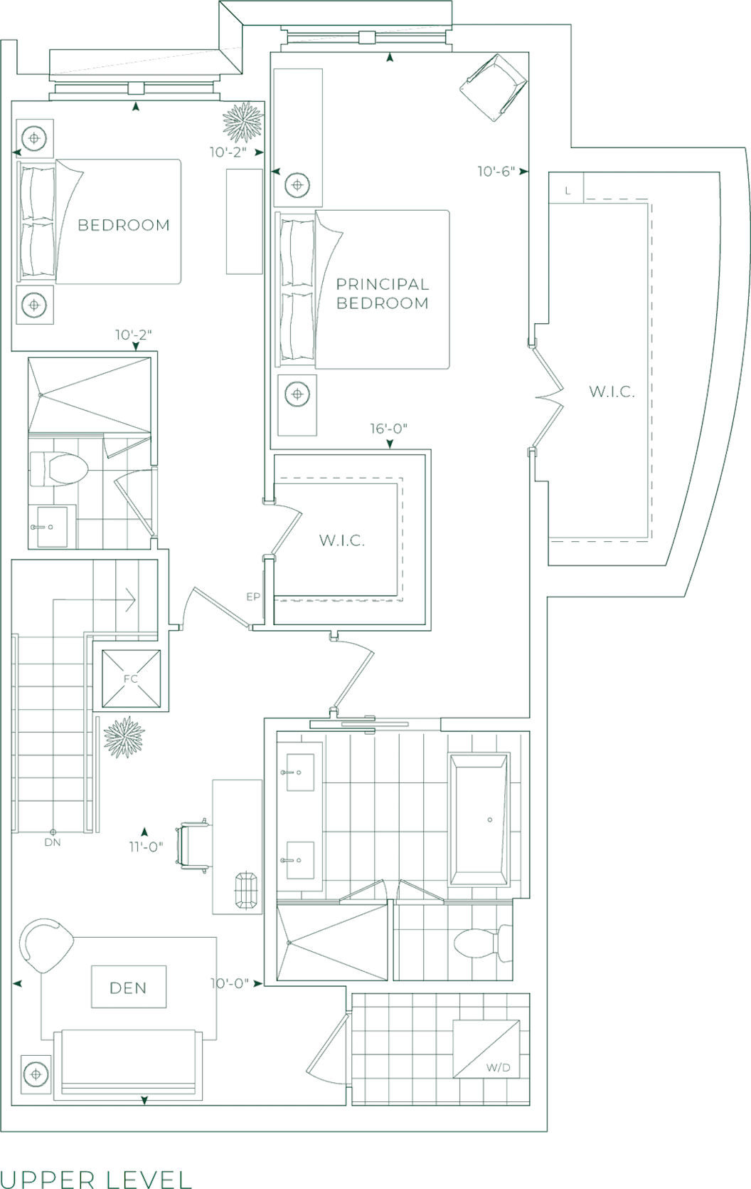 Edenbridge Suite 125 Upper Level Floorplan