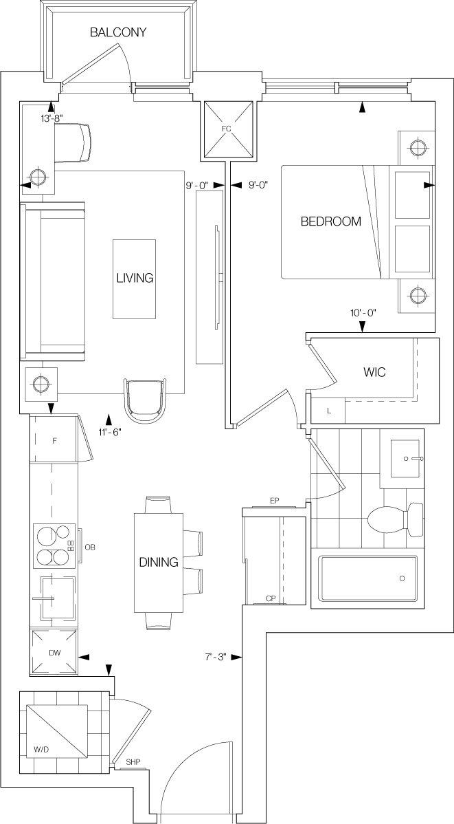 Westerly 2 Suite PH09 Floorplan