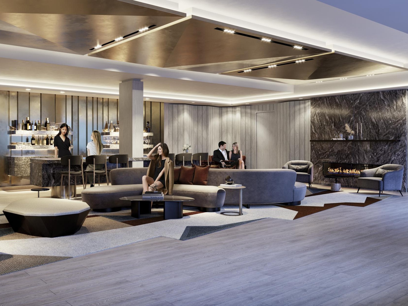 The Dupont Amenity Party Room 1