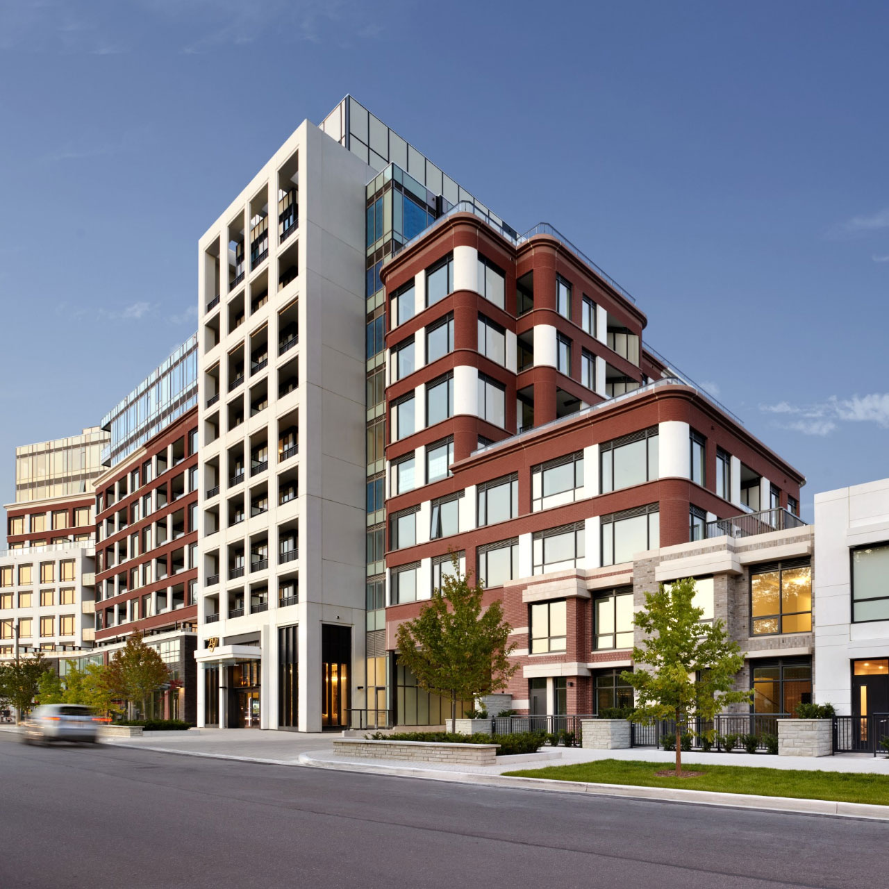 Overview look of the Edenbridge Condo building