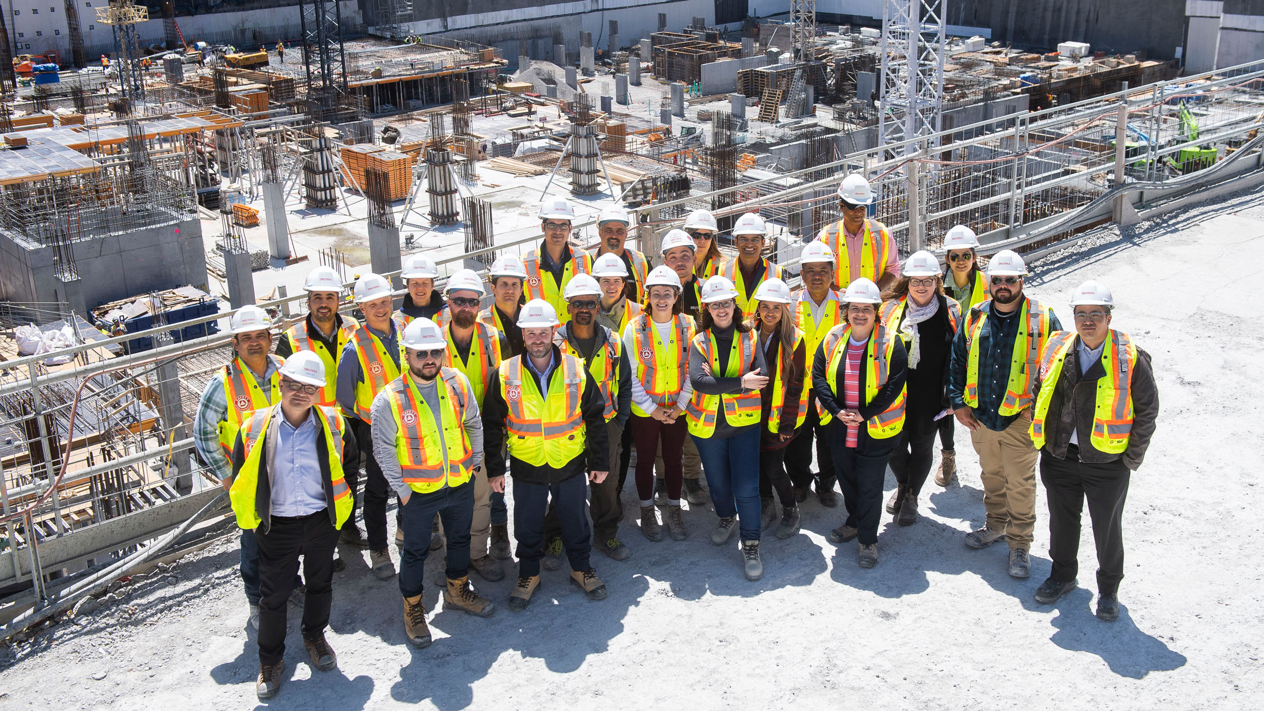 Tridel Team at The Well Construction Site