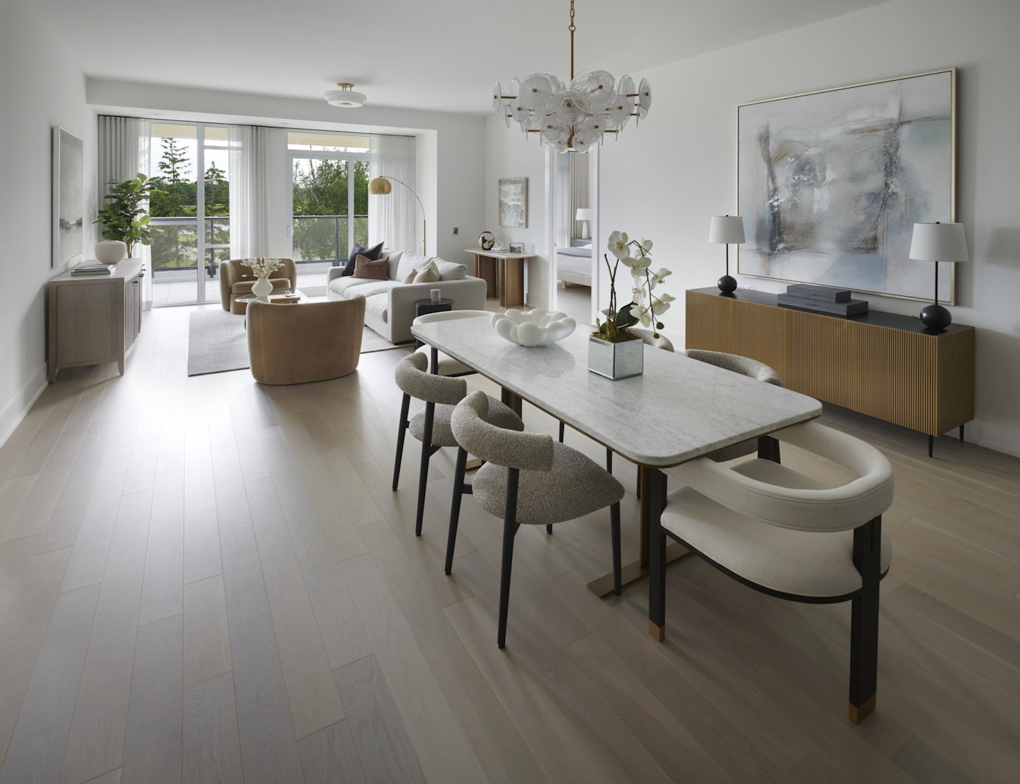 Royal Bayview Suite 204 Living and Dining Room