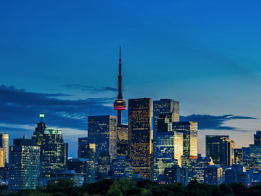 Aerial View of the Toronto Skyline