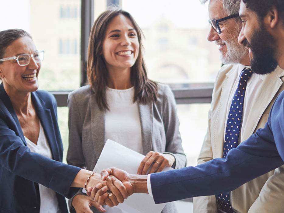 Business People shaking hands