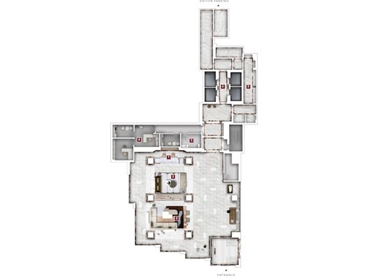 Chateau Auberge On The Park Lobby Amenity Plan