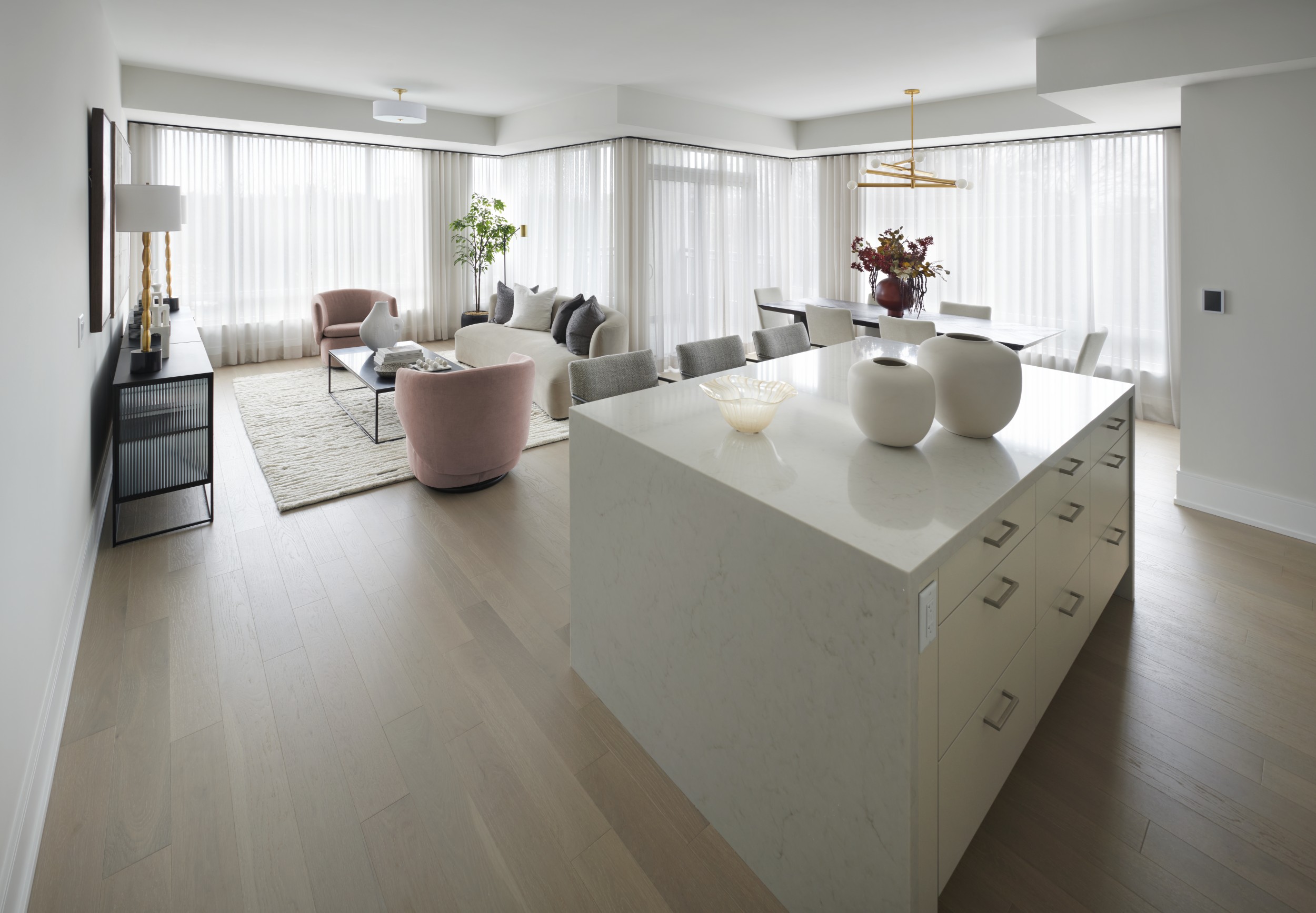 Edenbridge Suite 322 Kitchen and Living Room
