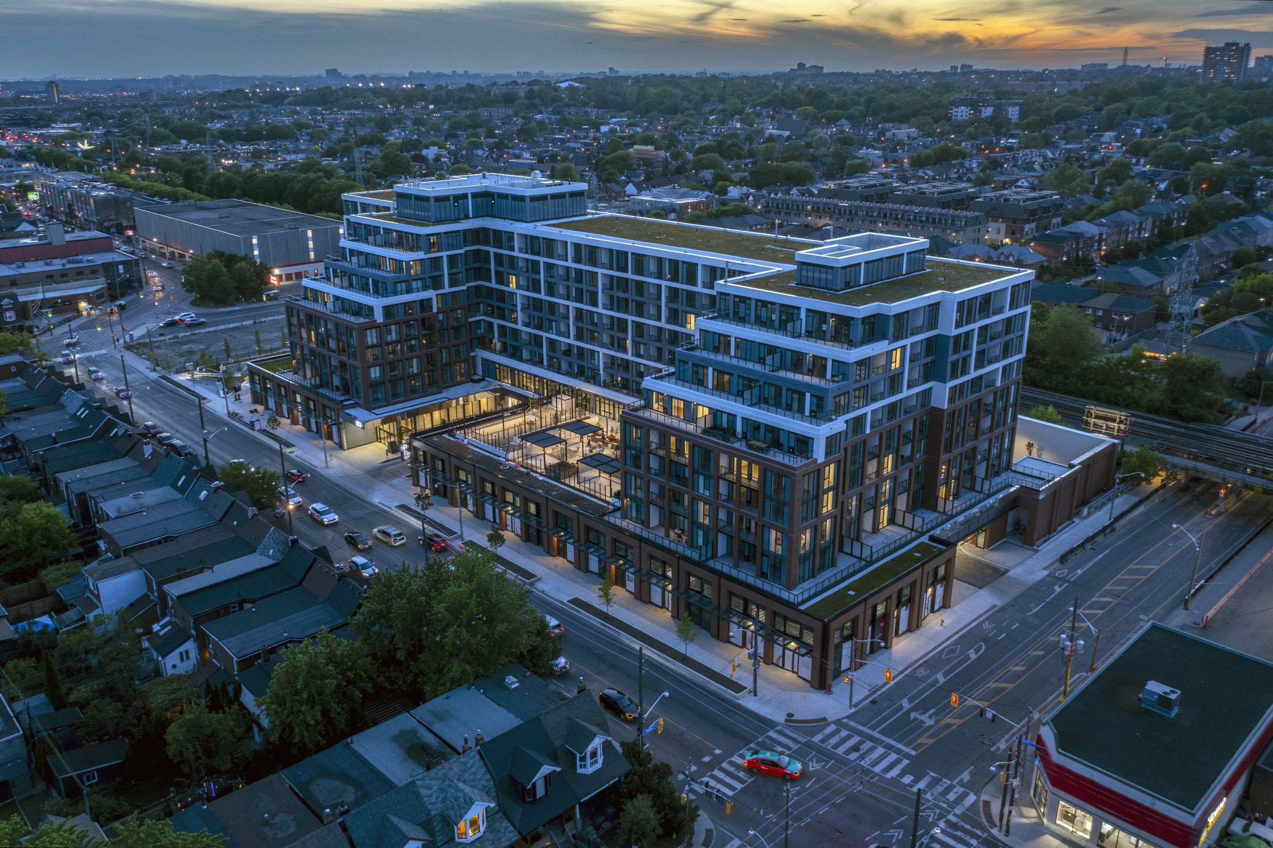 The Dupont Exterior Aerial View
