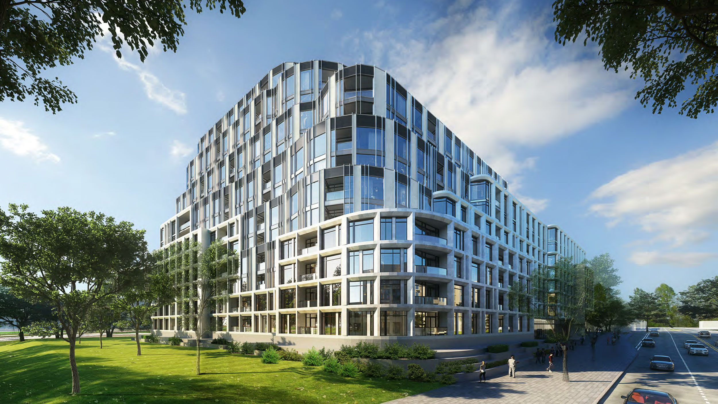 South West View of Proposed Building at 3100-3200 Bloor Street West