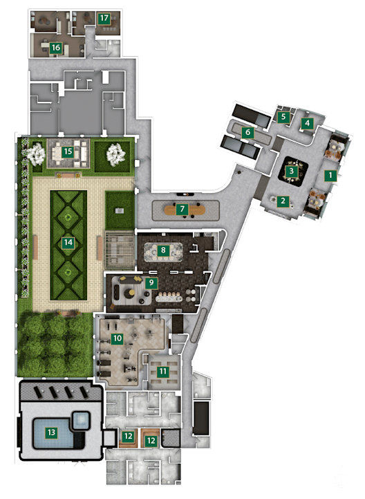 Edenbridge Ground Floor Amenity Plan