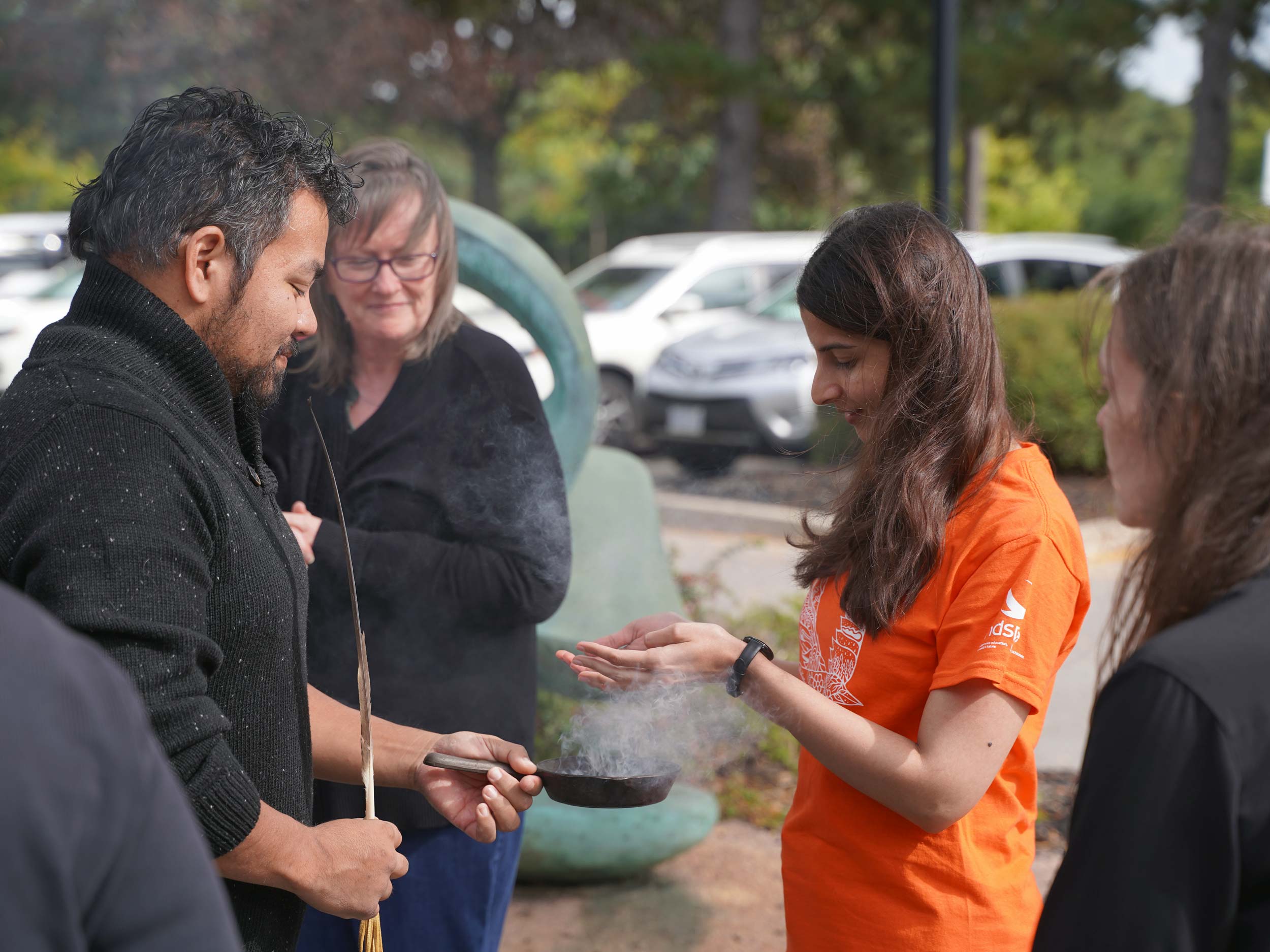 Tridel staff commemorating National Day of Truth & Reconciliation