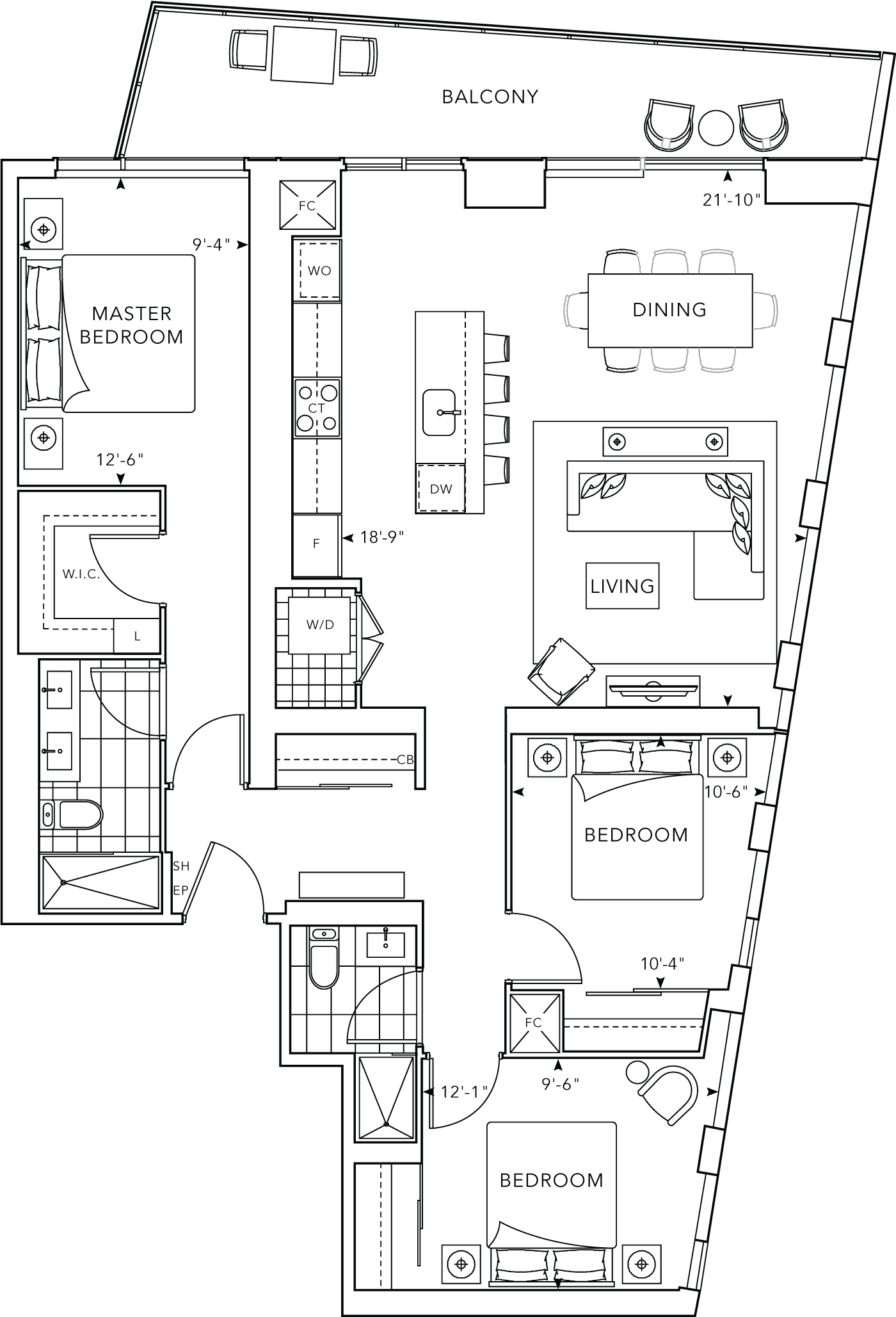 The Well Classic 1 3005 Floorplan