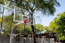 Refinished Basketball Court in the Alexandra Park Community