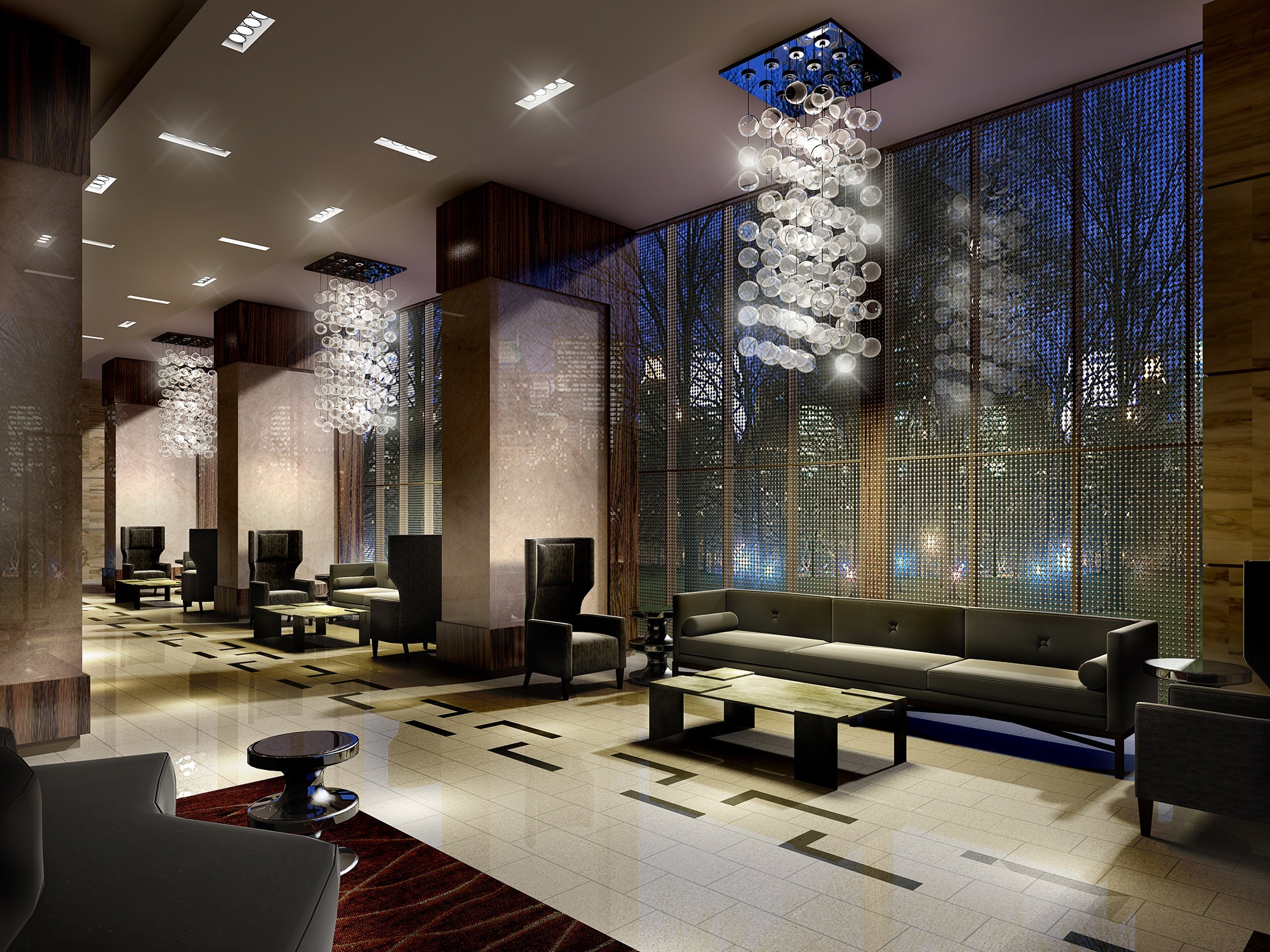 300 Front Lobby Rendering