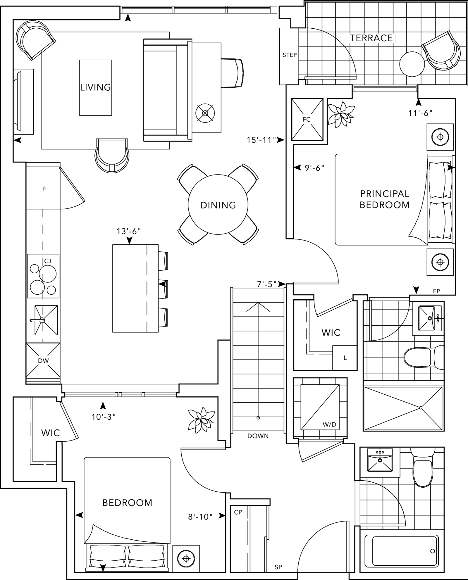 MRKT Condo Suite L2 Floorplan