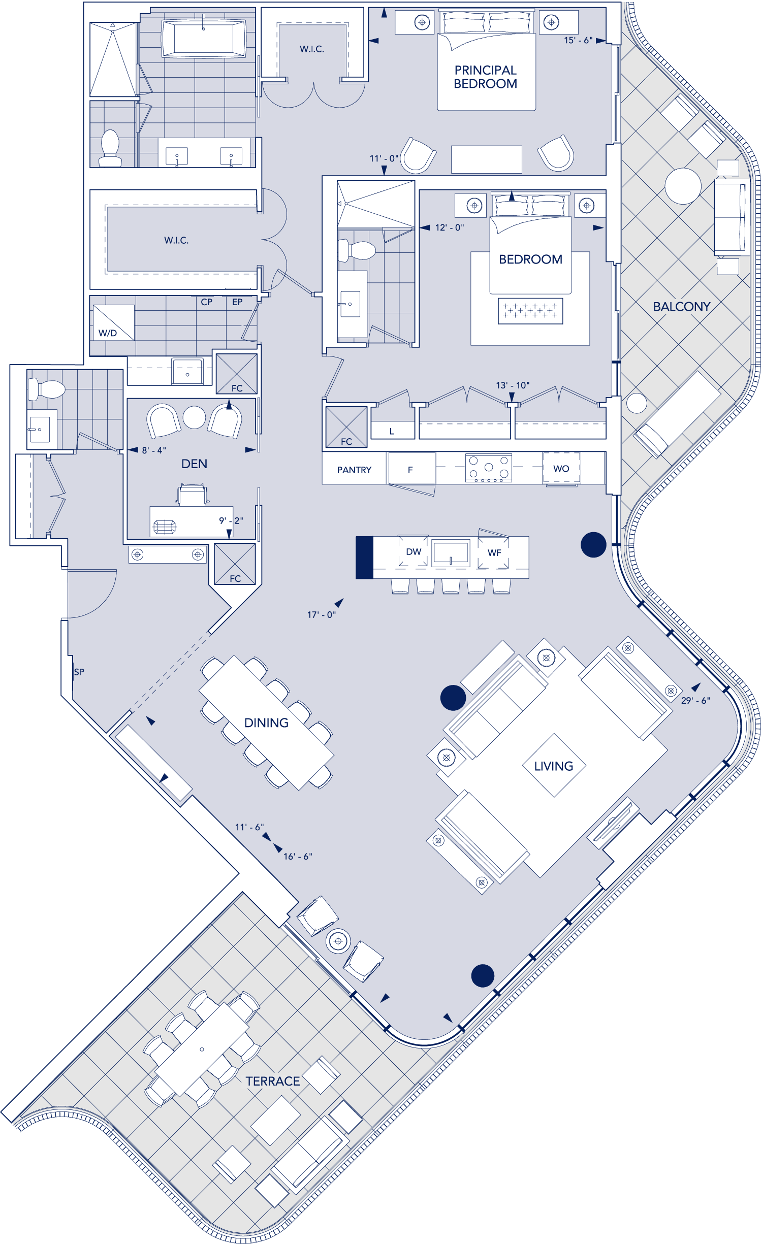 Aqualuna T2S+D Floorplan