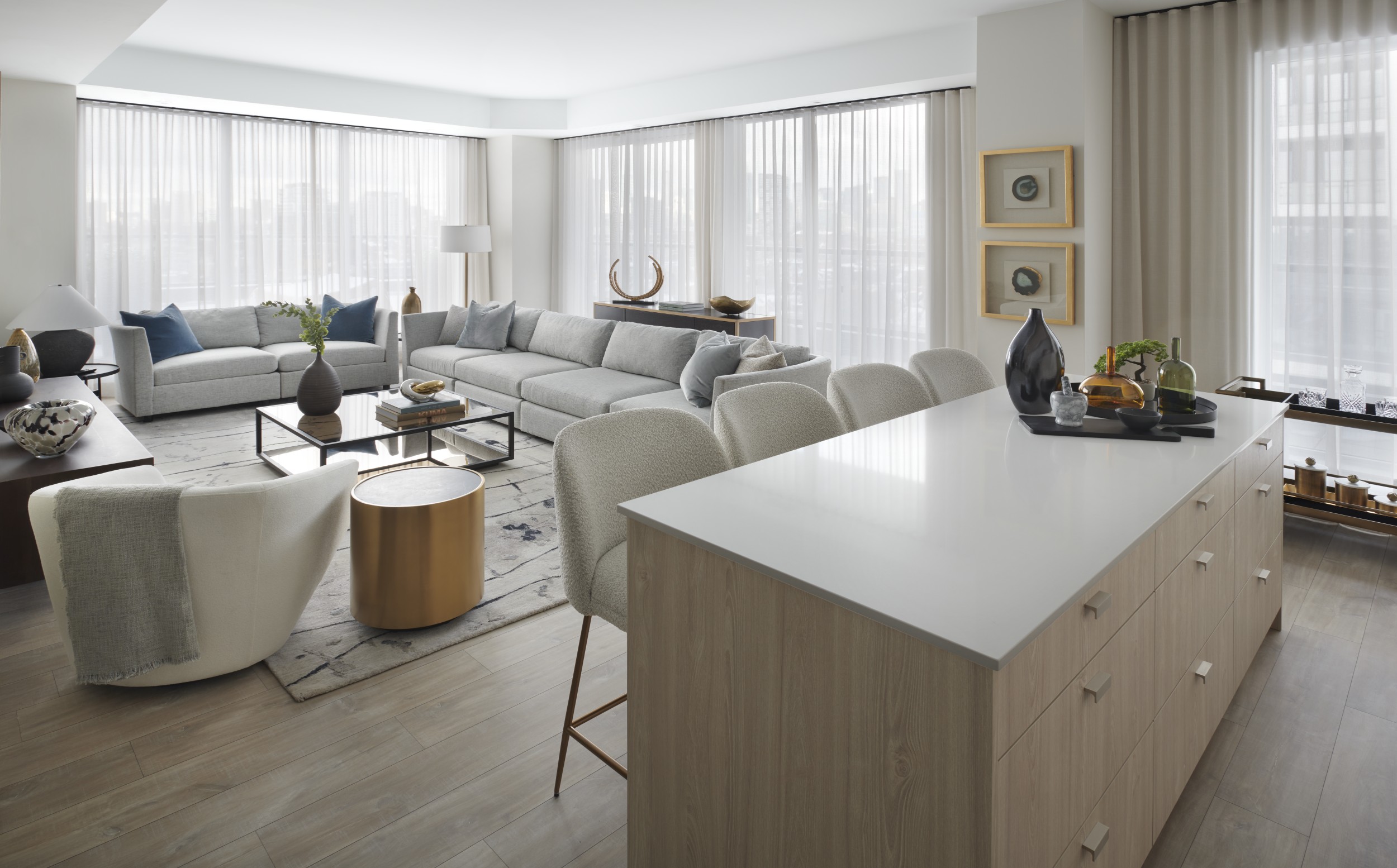 MRKT Suite 1013 Living Room